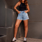 SHORTS JEANS BOYFRIEND BARRA DESF 35595 REVANCHE